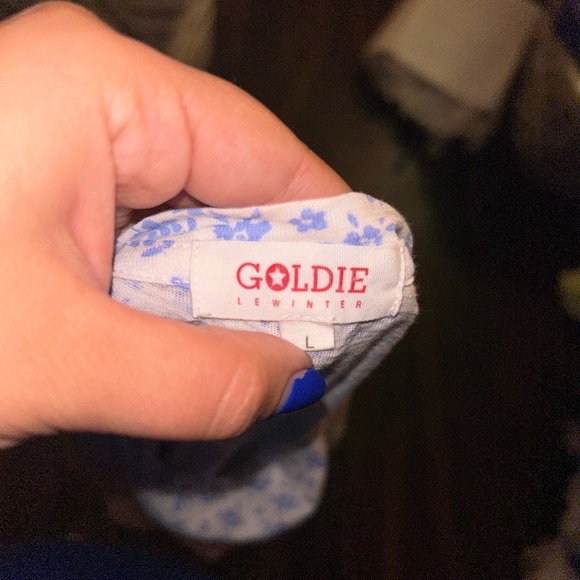 Goldie Blue Floral Shirt - Picture 2 of 4